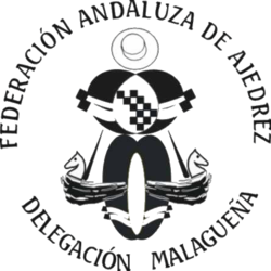 Logo de la delegación de ajedrez de Málaga
